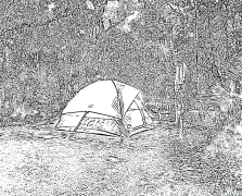 camping Páginas Para Colorir Para Imprimir